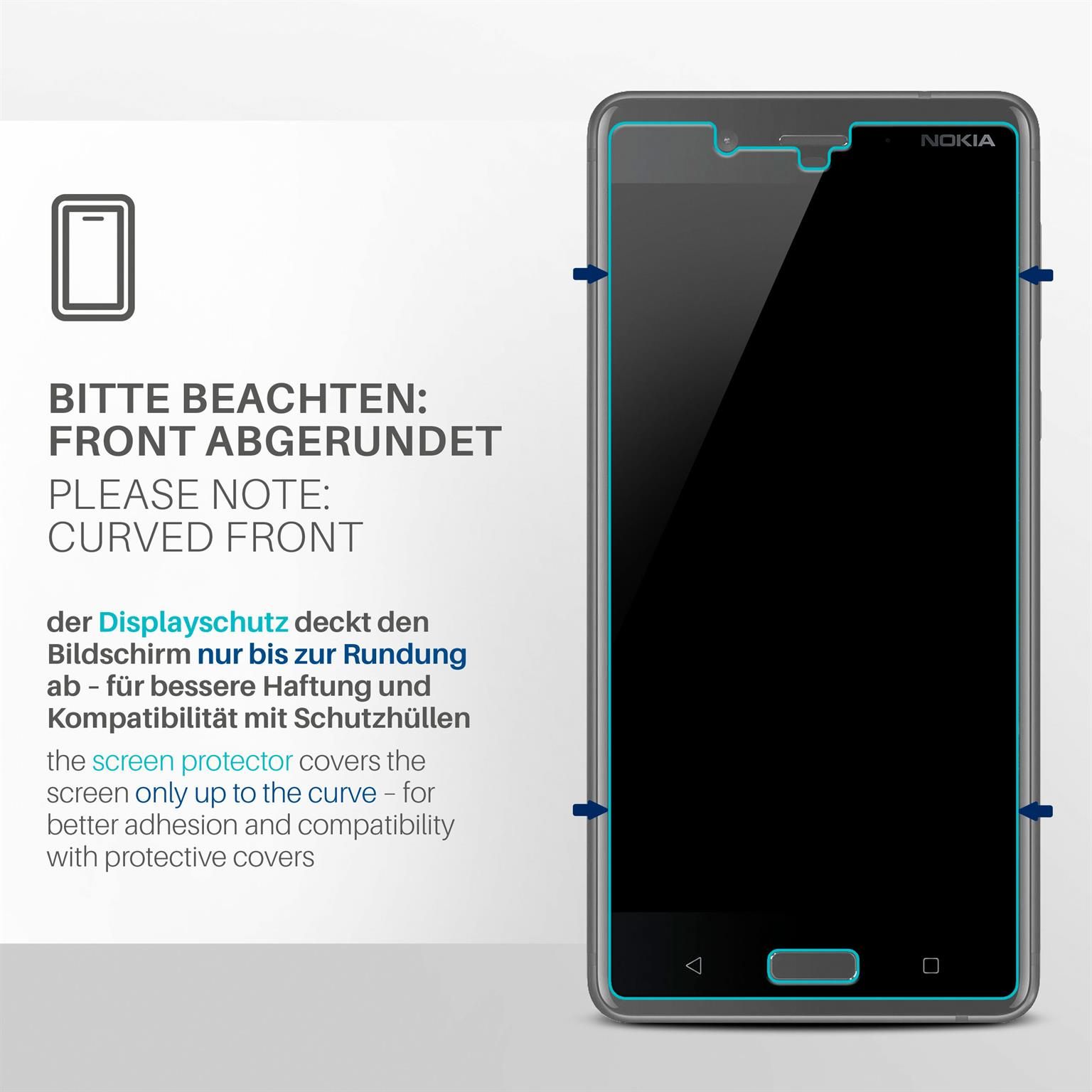 moex FlexProtect Nokia 8 Schutzfolie Klar – Weiteres Produktbild 3 moex FlexProtect Nokia 8 Schutzfolie Klar – Weiteres Produktbild 3