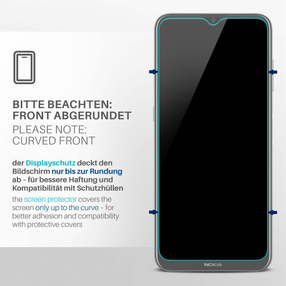 moex FlexProtect Nokia G20 Schutzfolie Klar – Weiteres Produktbild 3