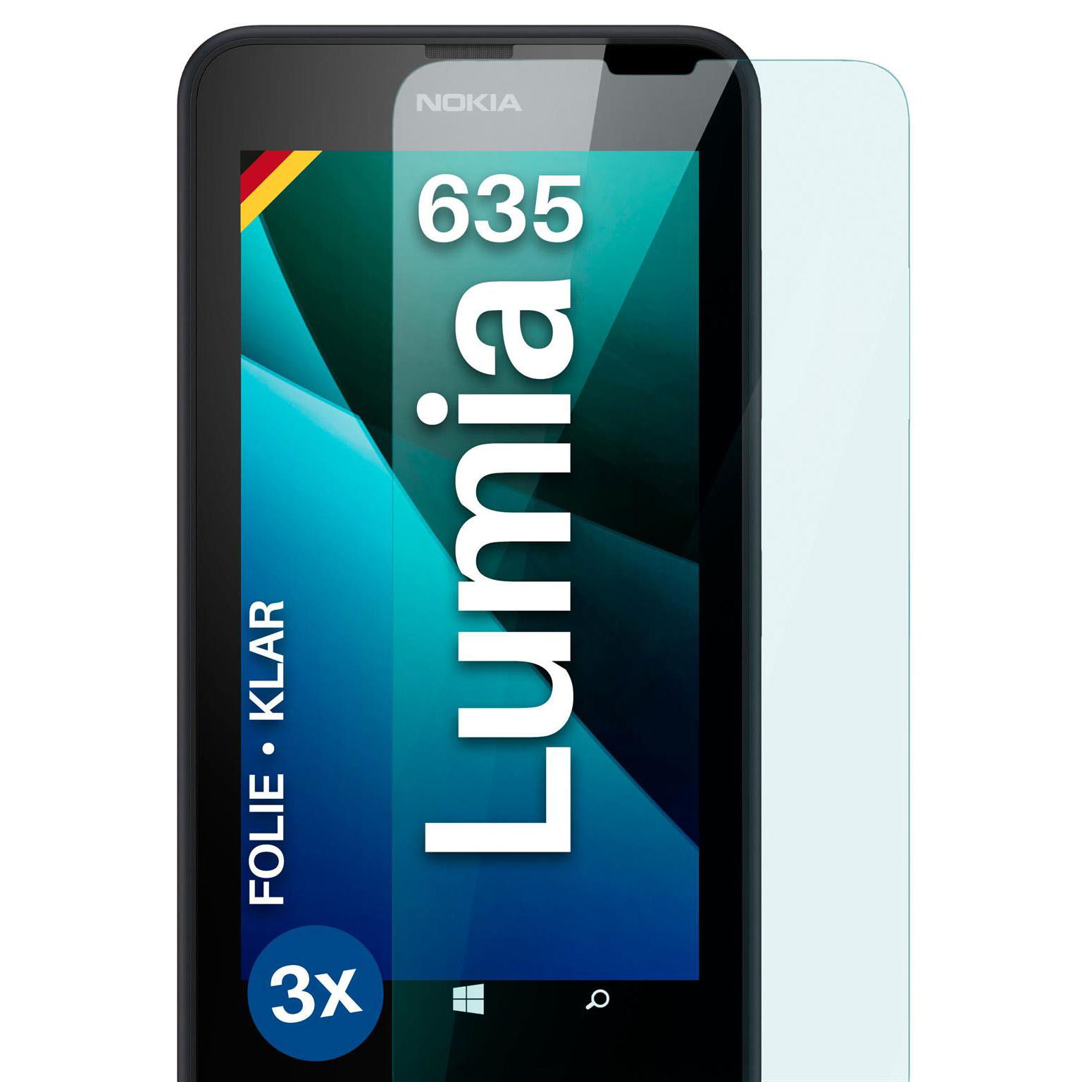 moex FlexProtect Nokia Lumia 635 Schutzfolie Klar – undefined