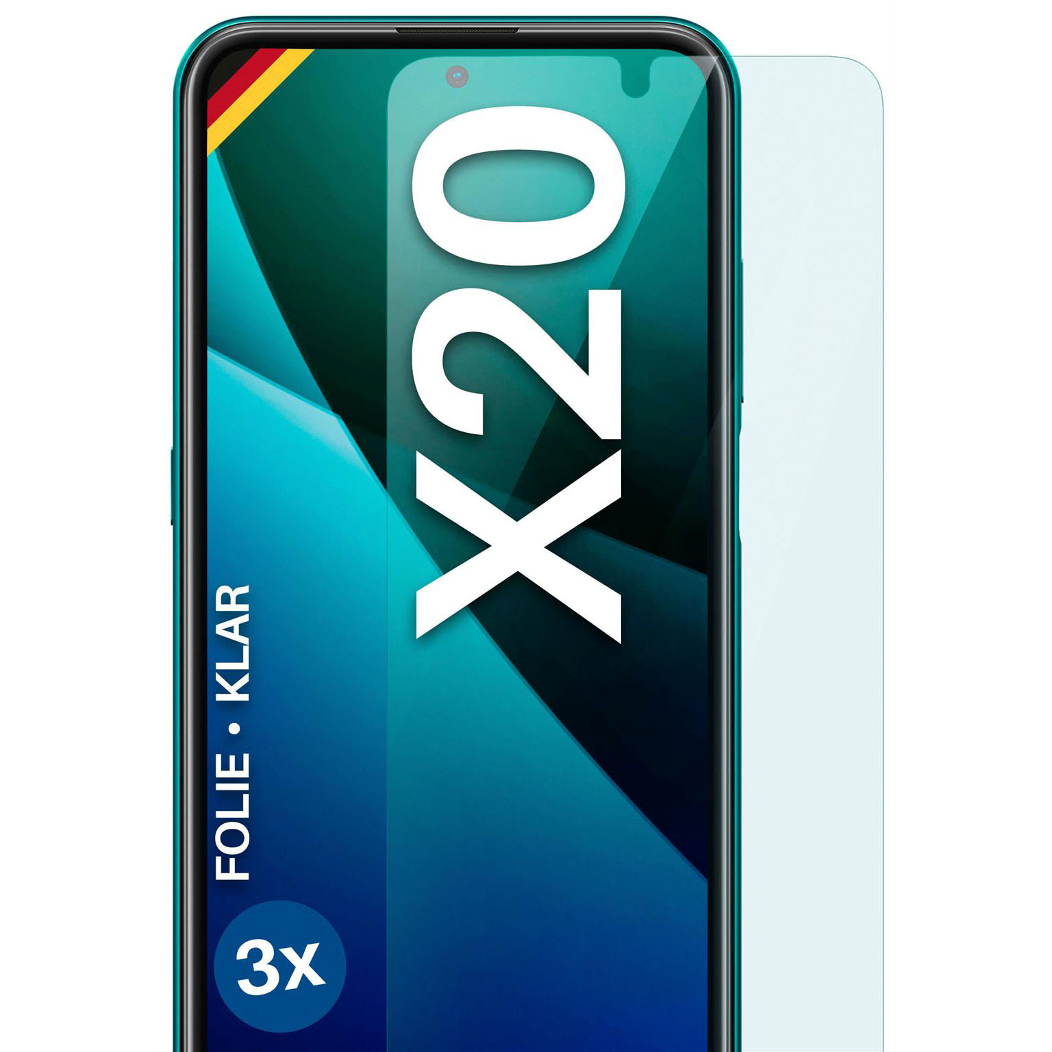 moex FlexProtect Nokia X20 Schutzfolie Klar – undefined