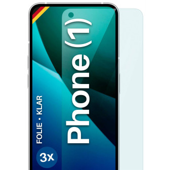 moex FlexProtect Nothing Phone (1) Schutzfolie Klar – 3er Set