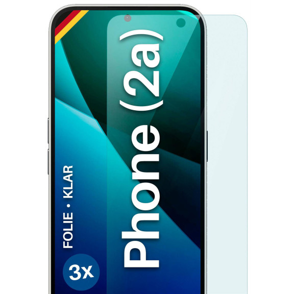 moex FlexProtect Nothing Phone (2a) Schutzfolie Klar – Weiteres Produktbild 1 moex FlexProtect Nothing Phone (2a) Schutzfolie Klar – Weiteres Produktbild 1