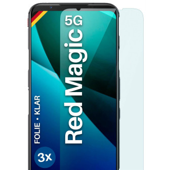moex FlexProtect nubia Red Magic 5G Schutzfolie Klar – 3er Set