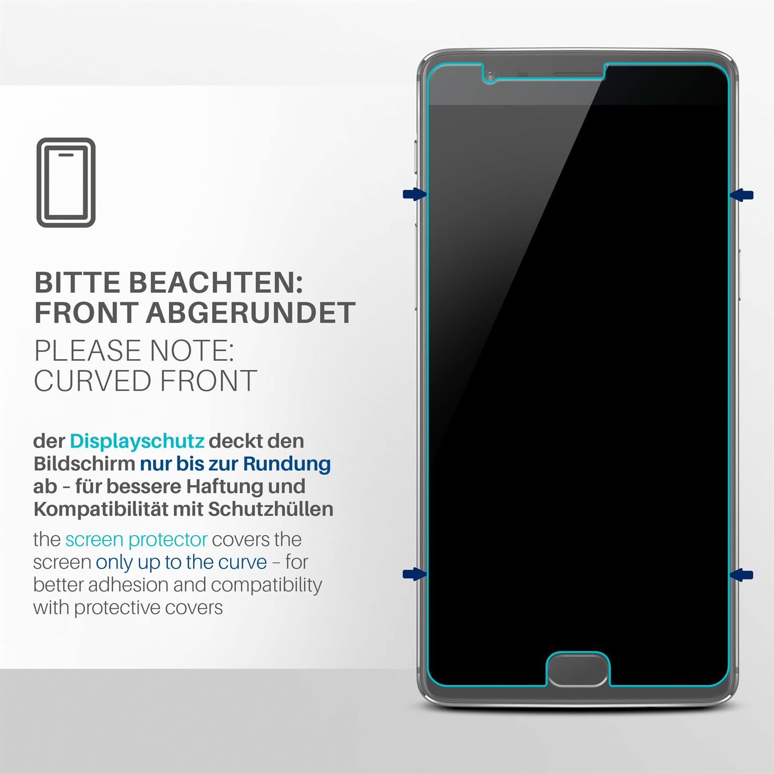 moex FlexProtect OnePlus 3T Schutzfolie Klar – Weiteres Produktbild 3