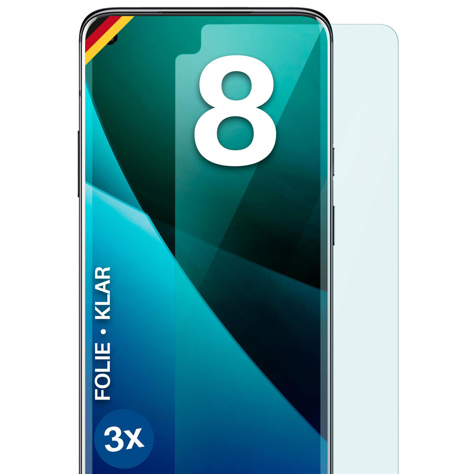 moex FlexProtect OnePlus 8 Schutzfolie Klar – Weiteres Produktbild 1 moex FlexProtect OnePlus 8 Schutzfolie Klar – Weiteres Produktbild 1