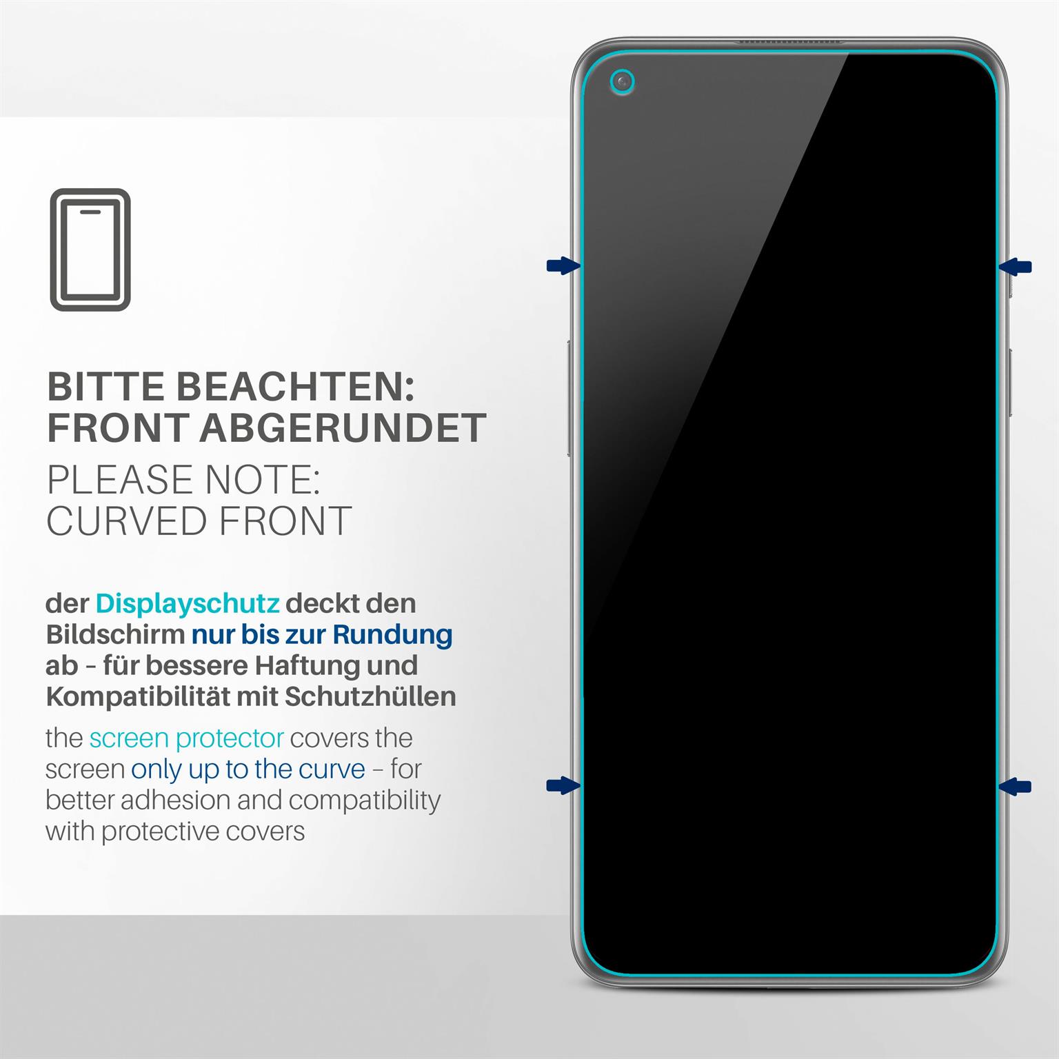 moex FlexProtect OnePlus 9 Schutzfolie Klar – Weiteres Produktbild 3