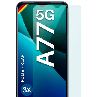moex FlexProtect Oppo A77 5G Schutzfolie Klar – 3er Set