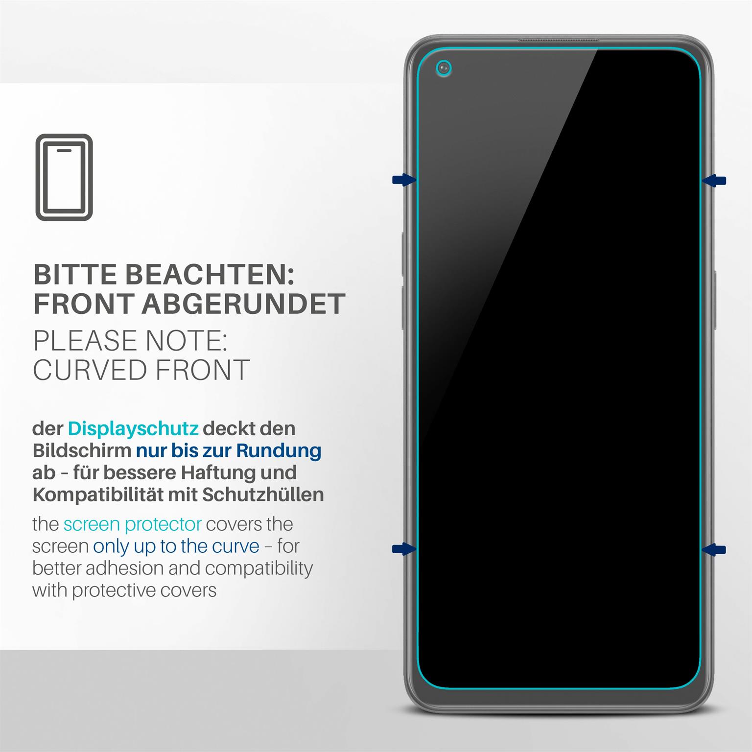 moex FlexProtect Oppo Reno7 (4G) Schutzfolie Klar – Weiteres Produktbild 3