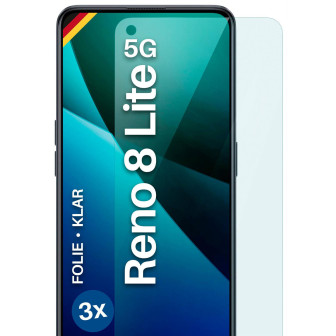moex FlexProtect Oppo Reno8 Lite 5G Schutzfolie Klar – 3er Set
