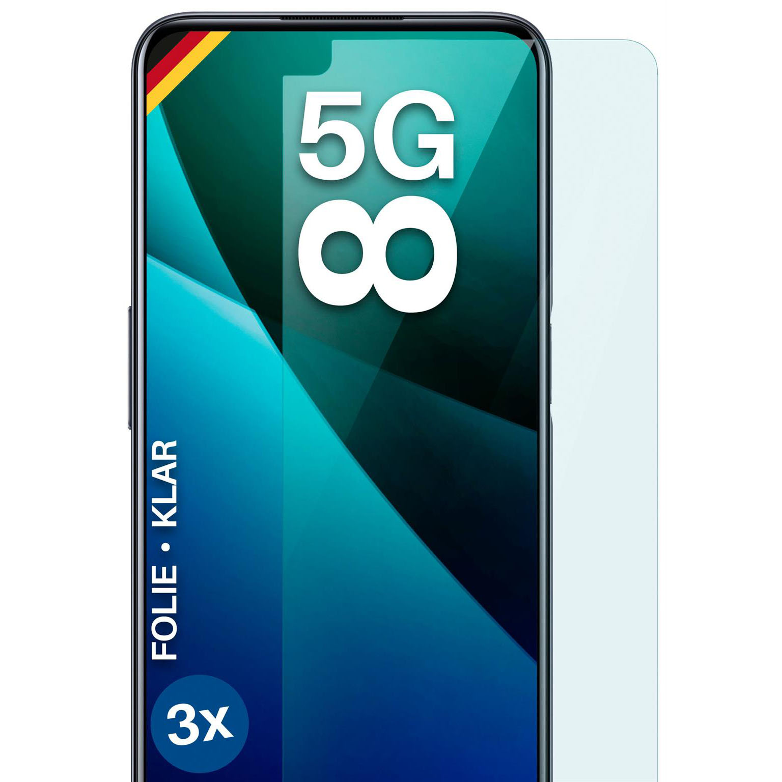 moex FlexProtect Realme 8 5G Schutzfolie Klar – Weiteres Produktbild 1 moex FlexProtect Realme 8 5G Schutzfolie Klar – Weiteres Produktbild 1