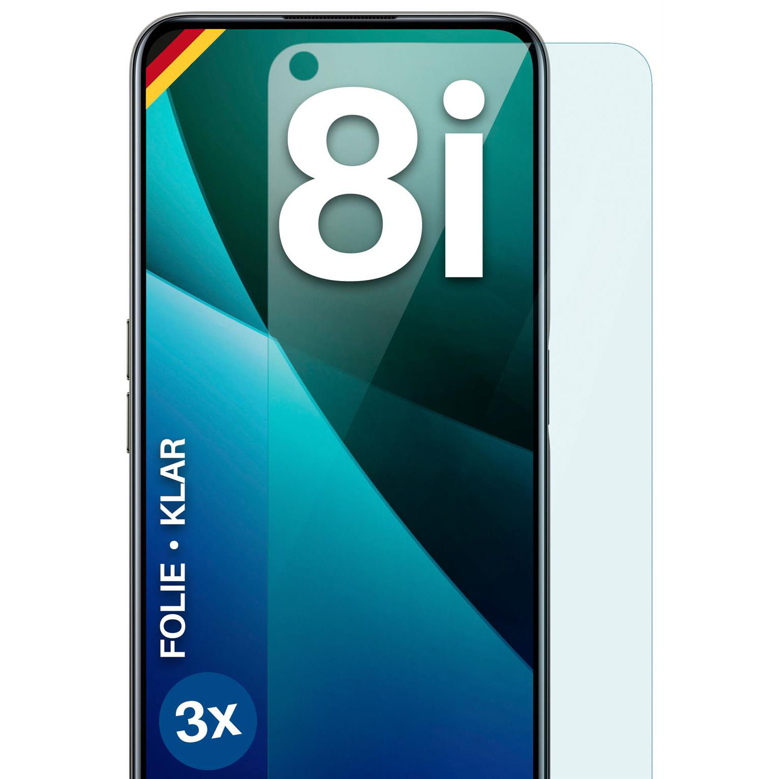 moex FlexProtect Realme 8i Schutzfolie Klar – Weiteres Produktbild 1 moex FlexProtect Realme 8i Schutzfolie Klar – Weiteres Produktbild 1