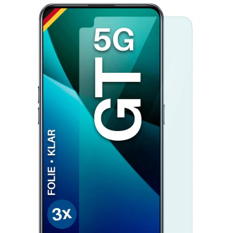 moex FlexProtect Realme GT 5G Schutzfolie Klar – 3er Set