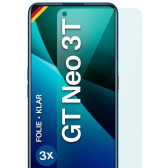 moex FlexProtect Realme GT Neo 3T Schutzfolie Klar – 3er Set moex FlexProtect Realme GT Neo 3T Schutzfolie Klar – 3er Set