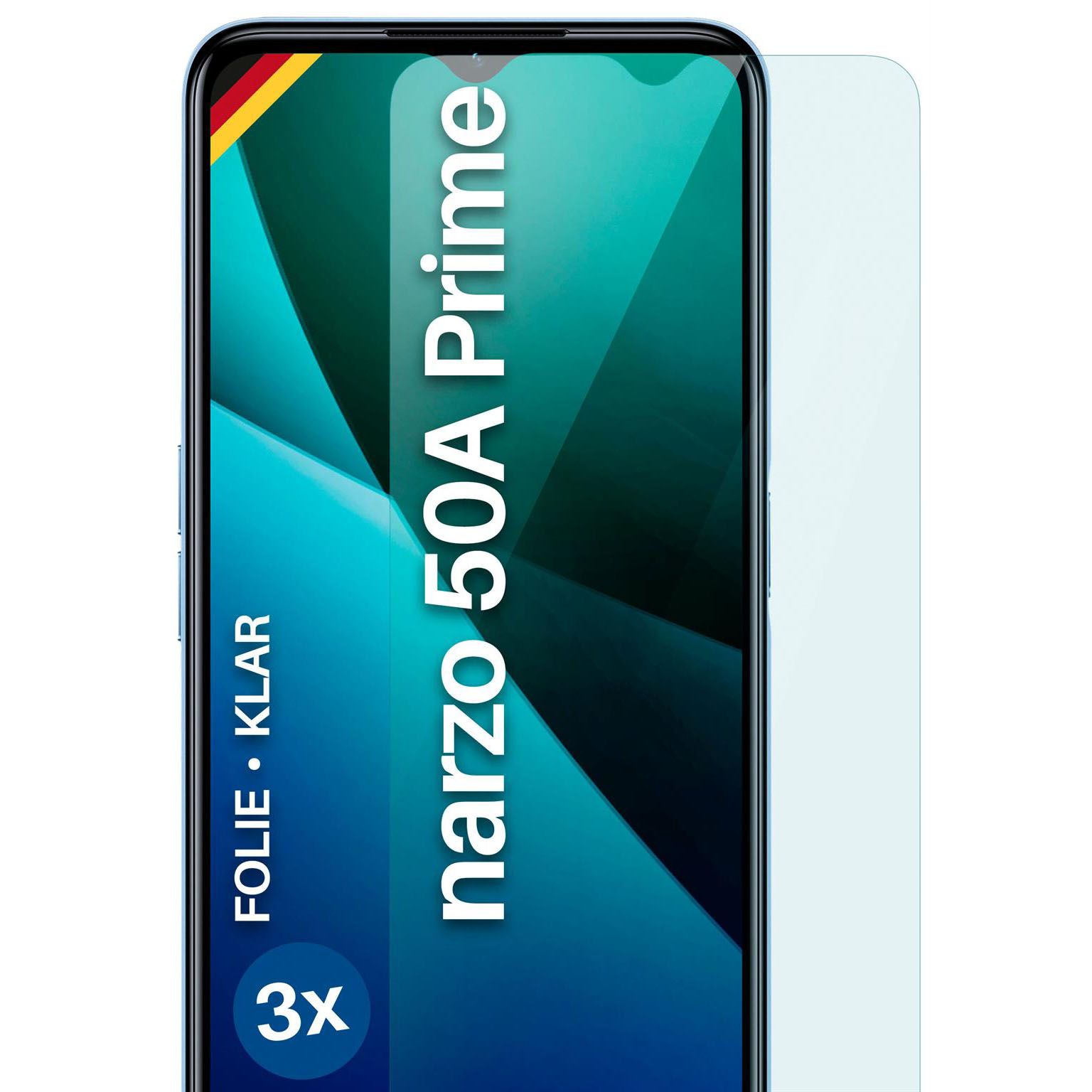 moex FlexProtect Realme Narzo 50A Prime Schutzfolie Klar – Weiteres Produktbild 1 moex FlexProtect Realme Narzo 50A Prime Schutzfolie Klar – Weiteres Produktbild 1