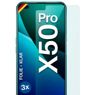 moex moex FlexProtect Realme X50 Pro Schutzfolie Klar – 3er Set
