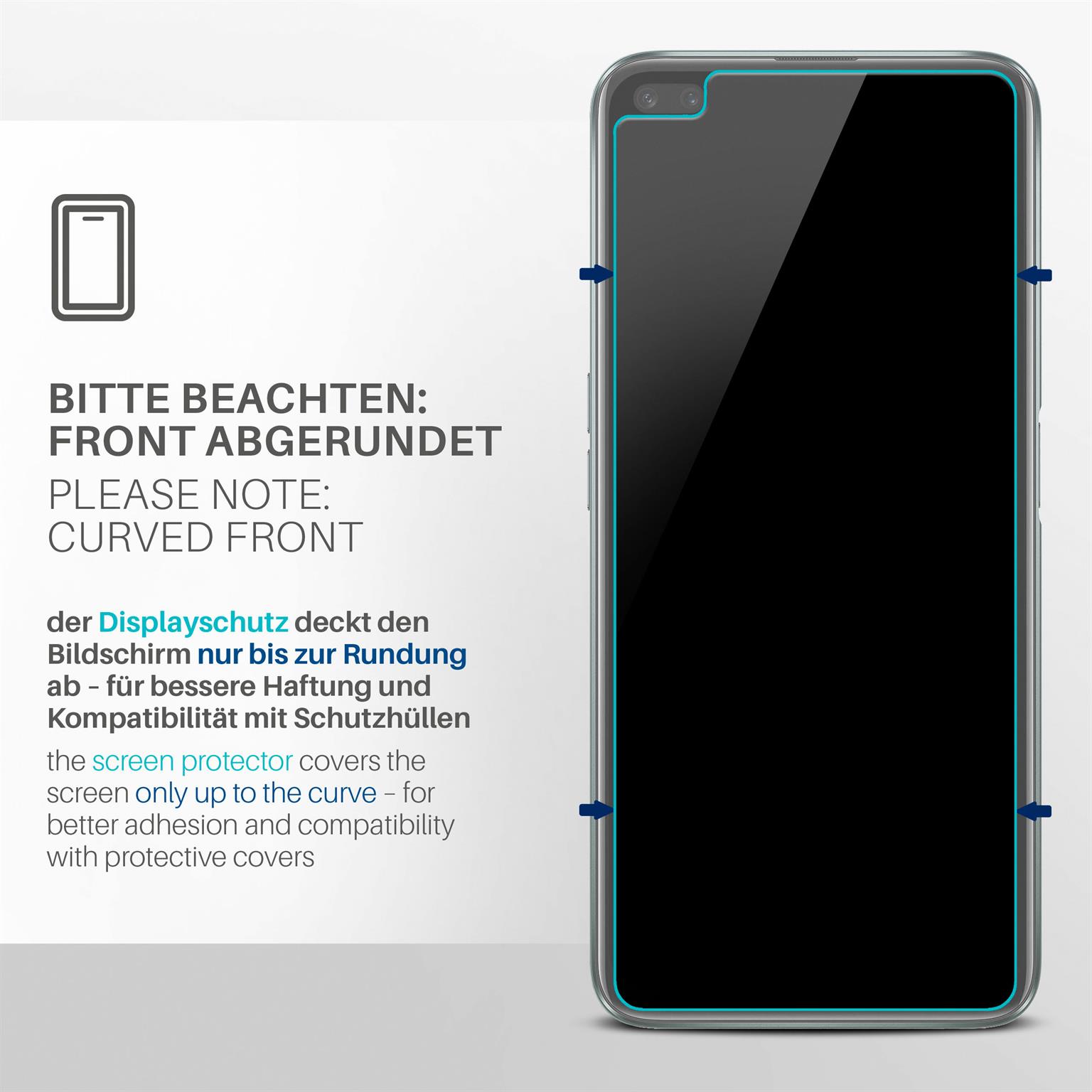 moex FlexProtect Realme X50 Pro Schutzfolie Klar – Weiteres Produktbild 3