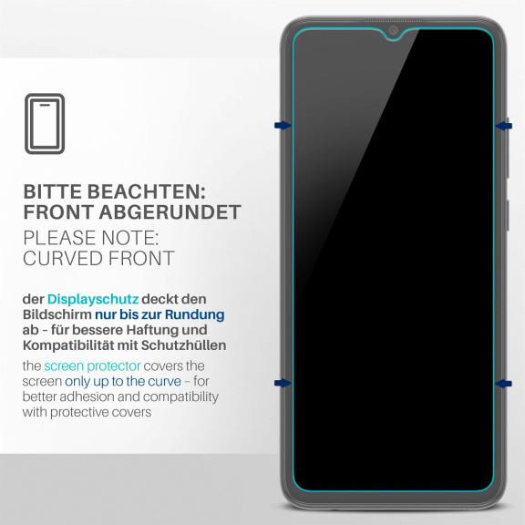 moex FlexProtect Samsung Galaxy A03 Schutzfolie Klar – Weiteres Produktbild 3