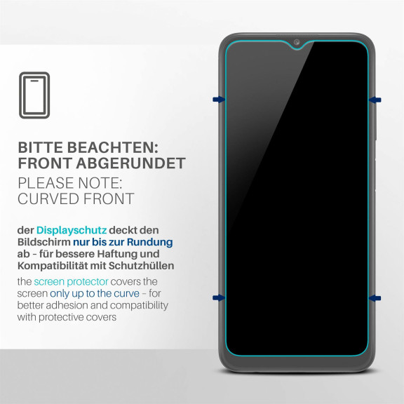 moex FlexProtect Samsung Galaxy A03s Schutzfolie Klar – Weiteres Produktbild 3