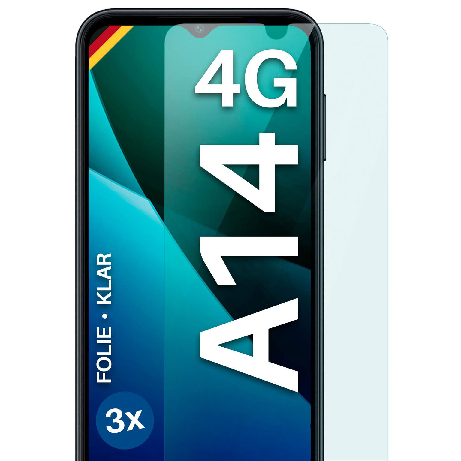 moex FlexProtect Samsung Galaxy A14 (4G) Schutzfolie Klar – undefined