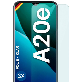 moex FlexProtect Samsung Galaxy A20e Schutzfolie Klar – 3er Set