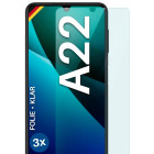 moex FlexProtect Samsung Galaxy A22 (4G) Schutzfolie Klar – Weiteres Produktbild 1