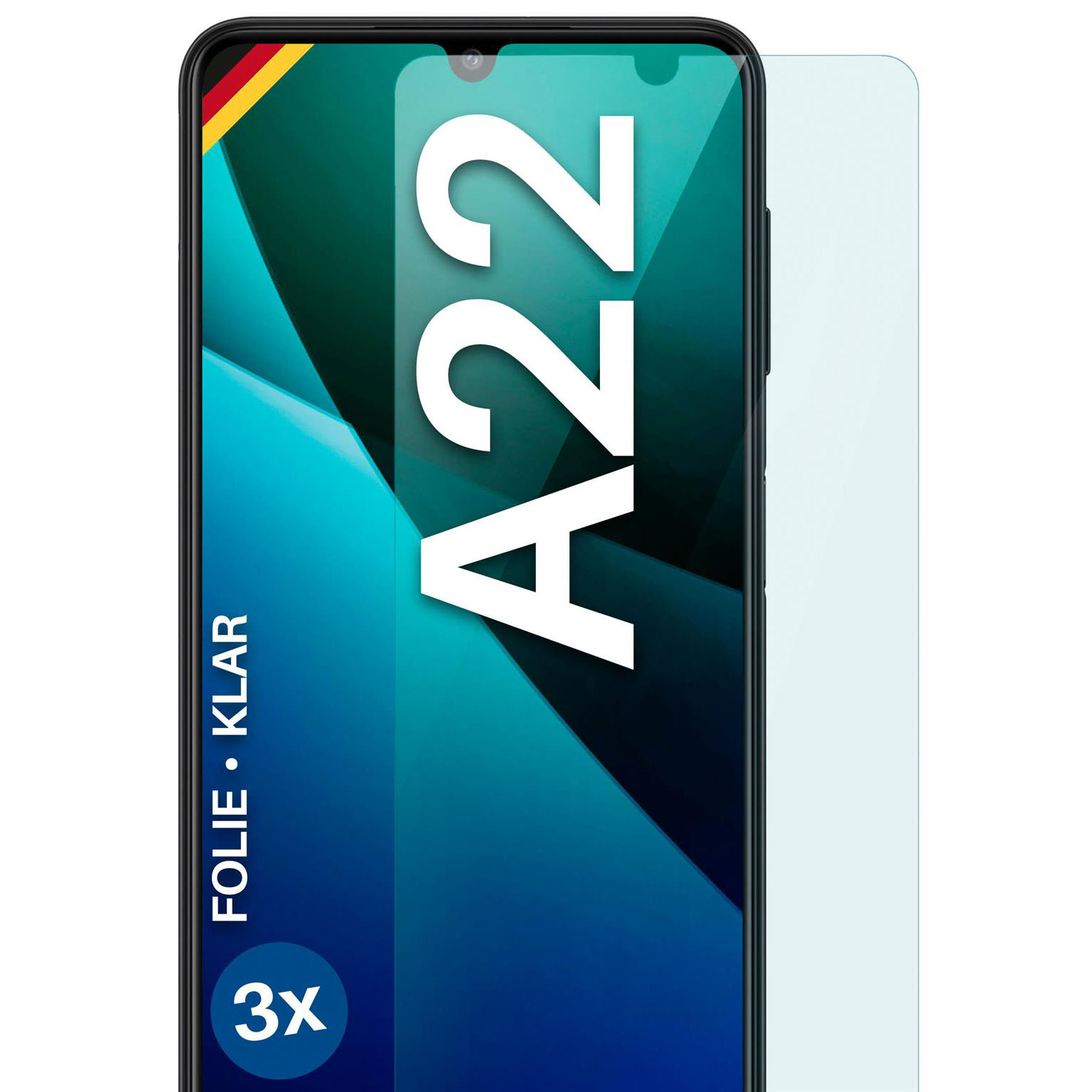moex FlexProtect Samsung Galaxy A22 (4G) Schutzfolie Klar – undefined