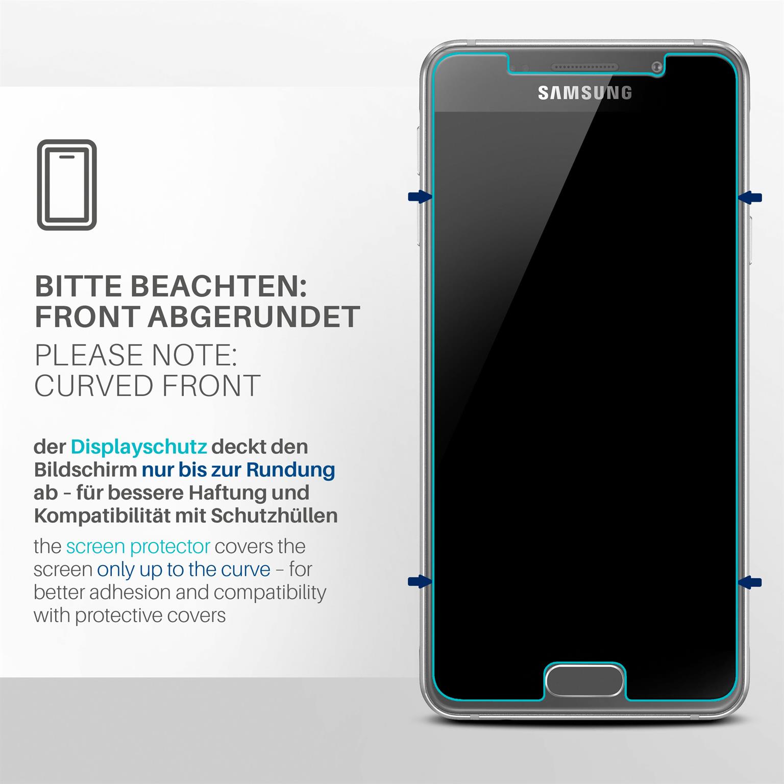 moex FlexProtect Samsung Galaxy A3 (2016) Schutzfolie Klar – Weiteres Produktbild 3 moex FlexProtect Samsung Galaxy A3 (2016) Schutzfolie Klar – Weiteres Produktbild 3