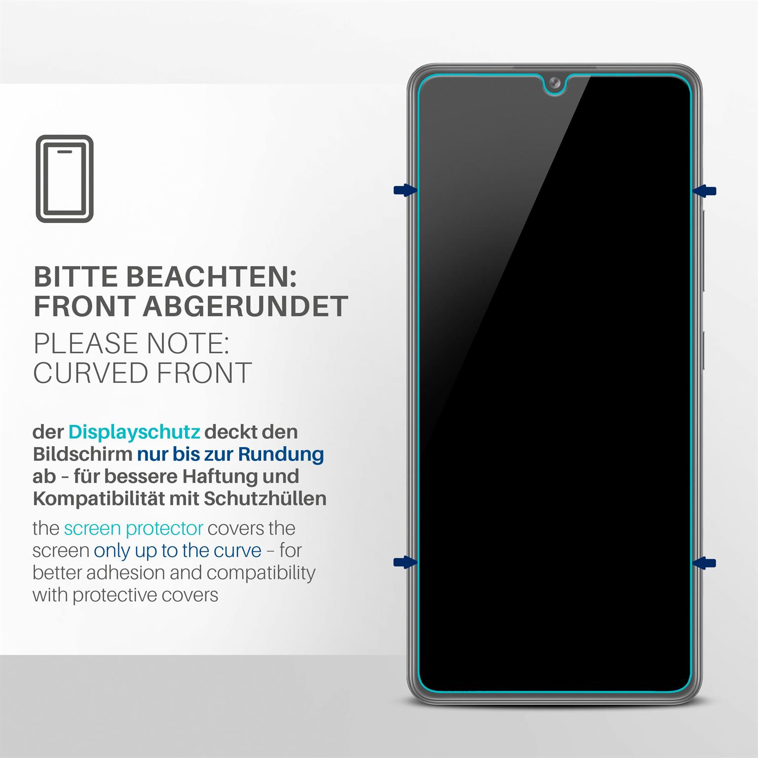 moex FlexProtect Samsung Galaxy A42 5G Schutzfolie Klar – Weiteres Produktbild 3