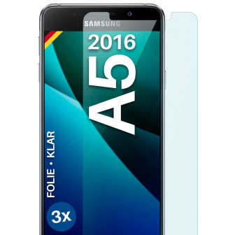 moex FlexProtect Samsung Galaxy A5 (2016) Schutzfolie Klar – 3er Set