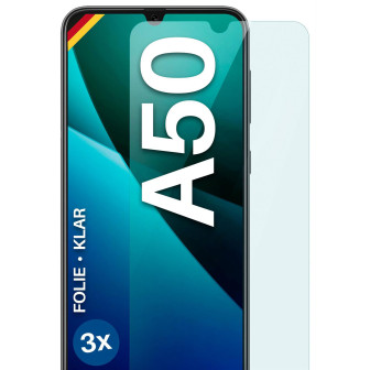 moex FlexProtect Samsung Galaxy A50 Schutzfolie Klar – 3er Set