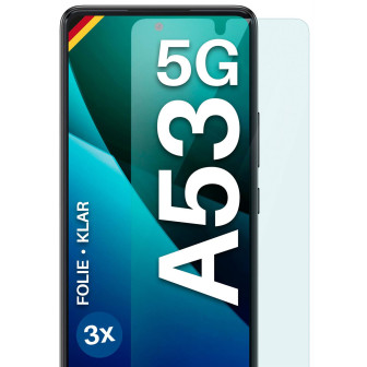 moex FlexProtect Samsung Galaxy A53 5G Schutzfolie Klar – 3er Set