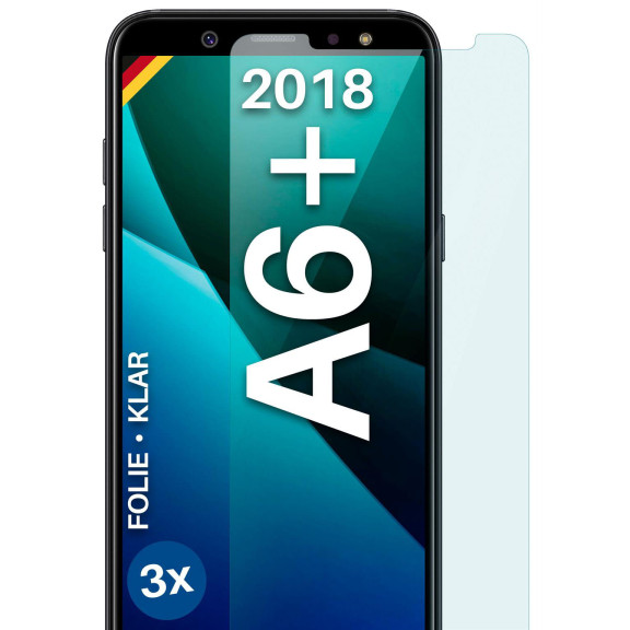 moex FlexProtect Samsung Galaxy A6 Plus (2018) Schutzfolie Klar – Weiteres Produktbild 1