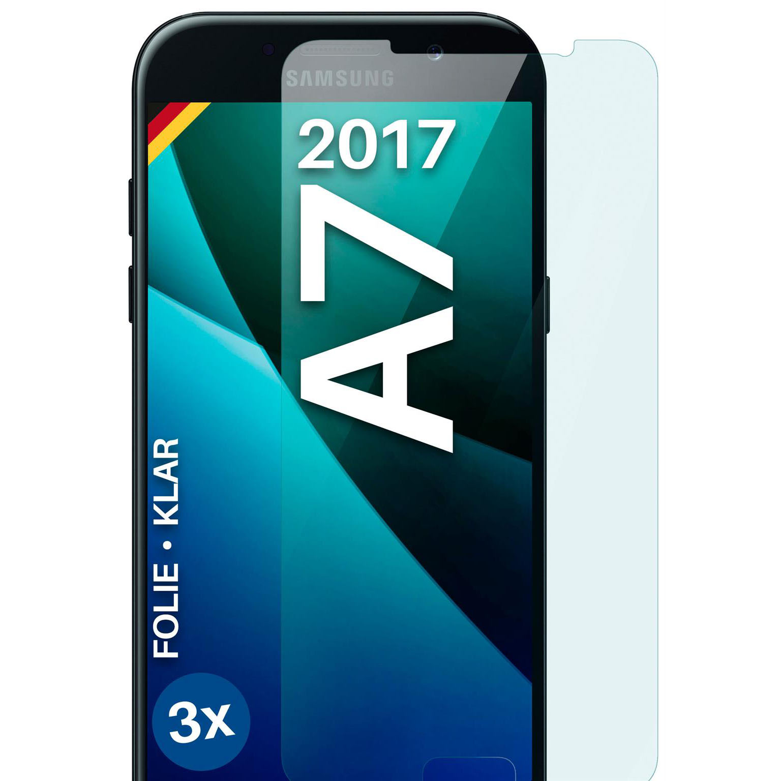moex FlexProtect Samsung Galaxy A7 (2017) Schutzfolie Klar – Weiteres Produktbild 1 moex FlexProtect Samsung Galaxy A7 (2017) Schutzfolie Klar – Weiteres Produktbild 1