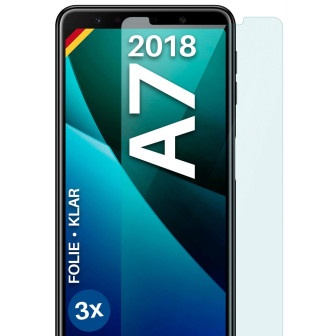 moex FlexProtect Samsung Galaxy A7 (2018) Schutzfolie Klar – 3er Set moex FlexProtect Samsung Galaxy A7 (2018) Schutzfolie Klar – 3er Set