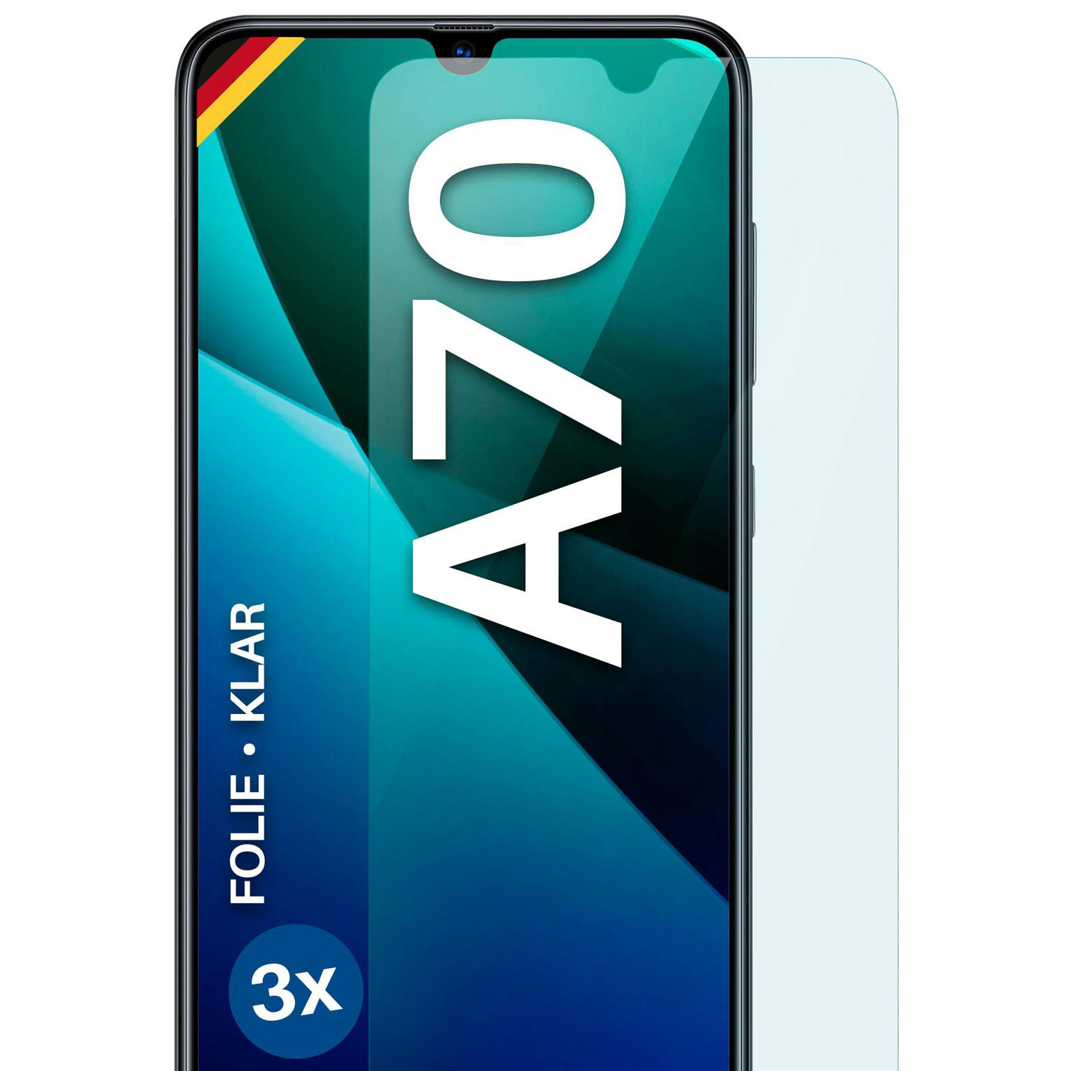 moex FlexProtect Samsung Galaxy A70 Schutzfolie Klar – Weiteres Produktbild 1 moex FlexProtect Samsung Galaxy A70 Schutzfolie Klar – Weiteres Produktbild 1