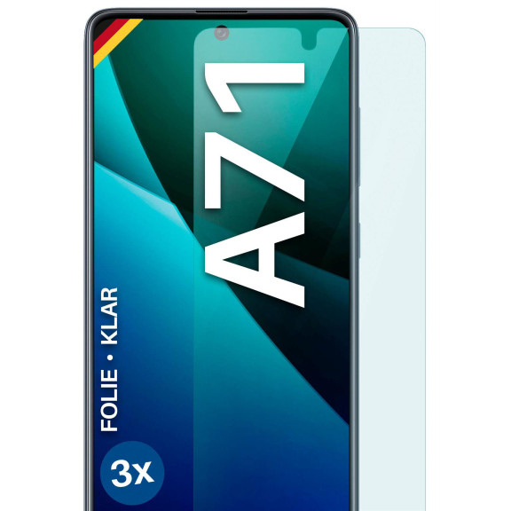 moex FlexProtect Samsung Galaxy A71 Schutzfolie Klar – Weiteres Produktbild 1