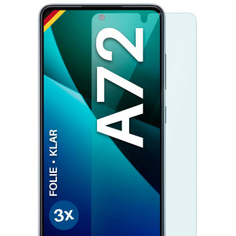 moex FlexProtect Samsung Galaxy A72 Schutzfolie Klar – 3er Set