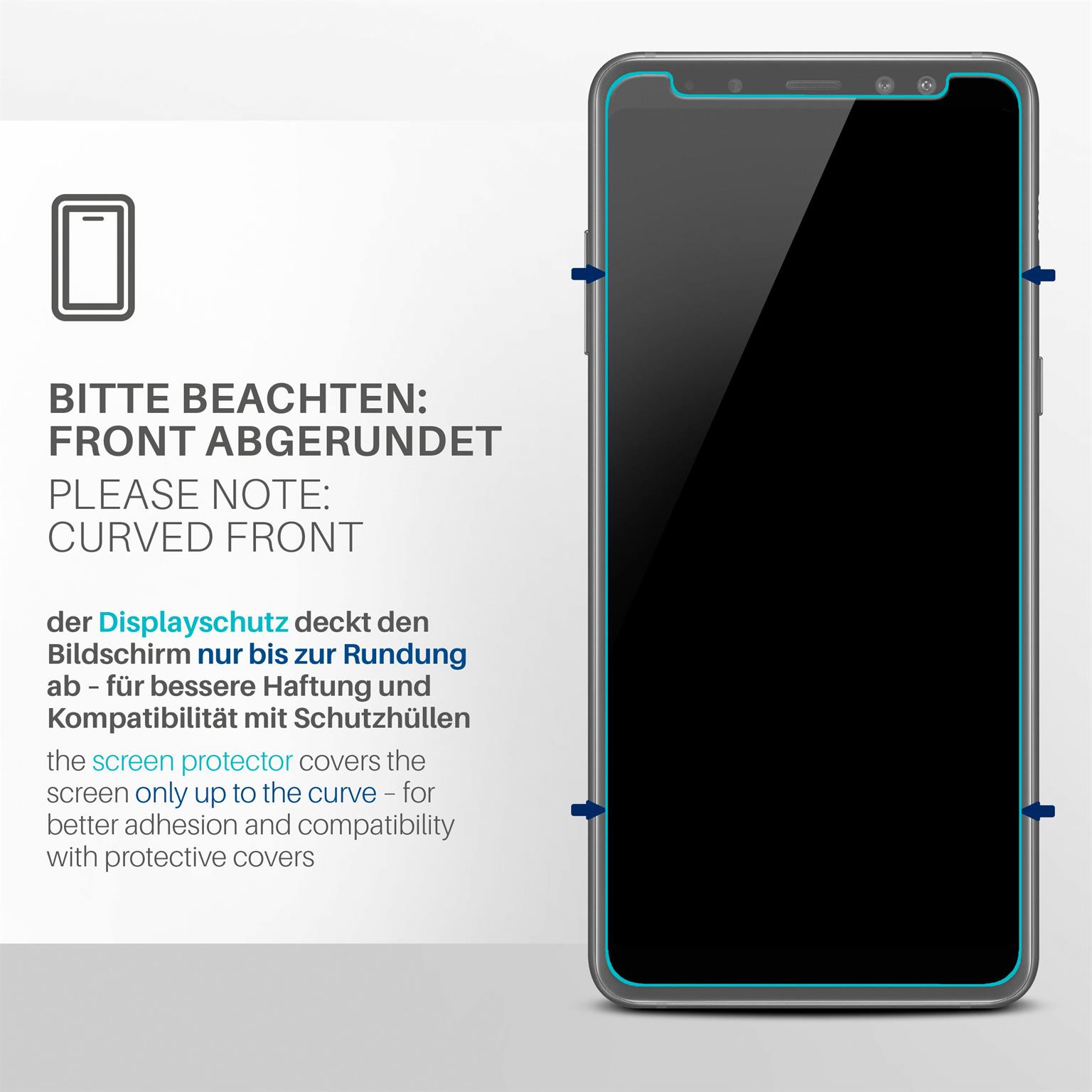moex FlexProtect Samsung Galaxy A8 (2018) Schutzfolie Klar – Weiteres Produktbild 3 moex FlexProtect Samsung Galaxy A8 (2018) Schutzfolie Klar – Weiteres Produktbild 3