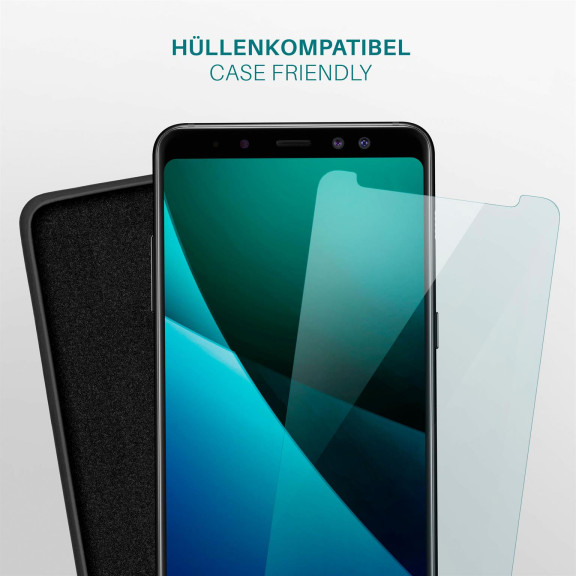 moex FlexProtect Samsung Galaxy A8 (2018) Schutzfolie Klar – Weiteres Produktbild 6