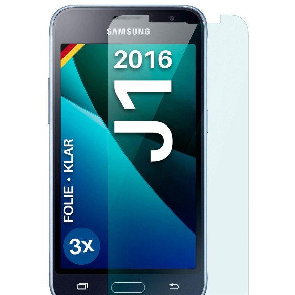 moex FlexProtect Samsung Galaxy J1 (2016) Schutzfolie Klar – Weiteres Produktbild 1