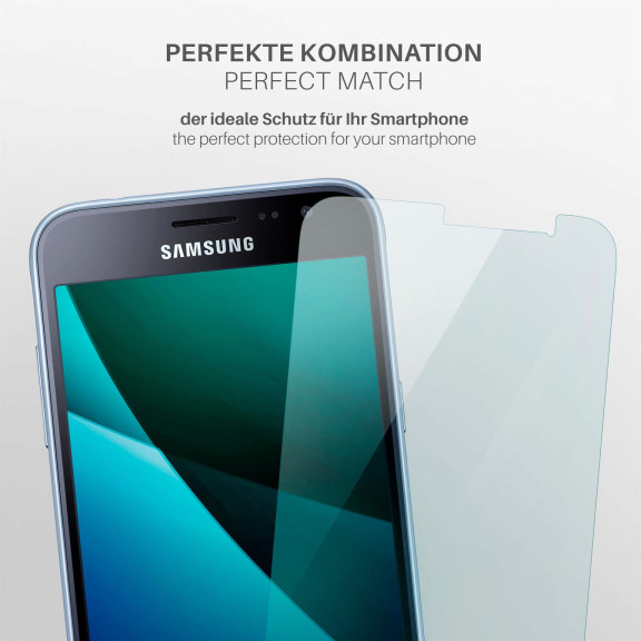 moex FlexProtect Samsung Galaxy J3 (2016) Schutzfolie Klar – Weiteres Produktbild 3