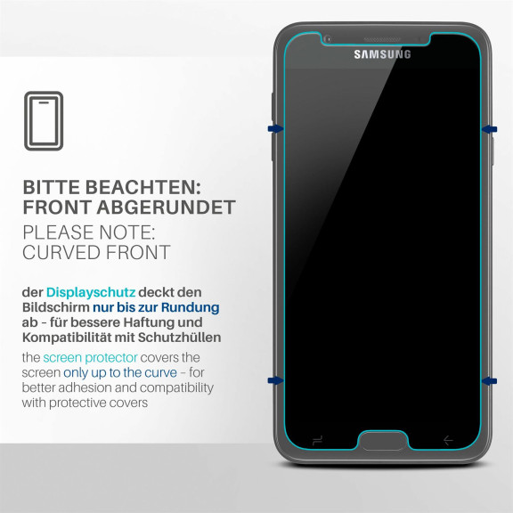 moex FlexProtect Samsung Galaxy J3 (2018) Schutzfolie Klar – Weiteres Produktbild 3