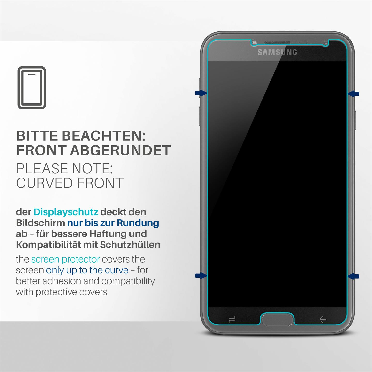 moex FlexProtect Samsung Galaxy J4 (2018) Schutzfolie Klar – Weiteres Produktbild 3 moex FlexProtect Samsung Galaxy J4 (2018) Schutzfolie Klar – Weiteres Produktbild 3