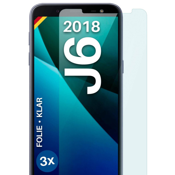 moex FlexProtect Samsung Galaxy J6 (2018) Schutzfolie Klar – Weiteres Produktbild 1