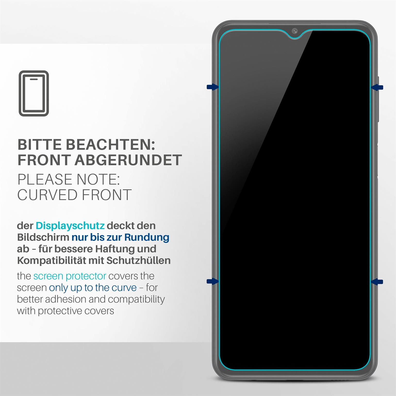 moex FlexProtect Samsung Galaxy M12 Schutzfolie Klar – Weiteres Produktbild 3
