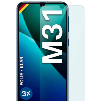 moex FlexProtect Samsung Galaxy M31 Schutzfolie Klar – 3er Set