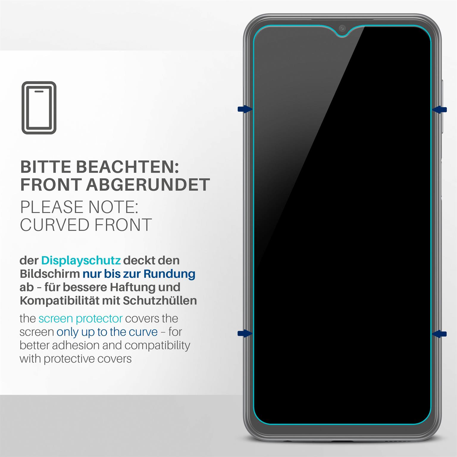 moex FlexProtect Samsung Galaxy M33 5G Schutzfolie Klar – Weiteres Produktbild 3