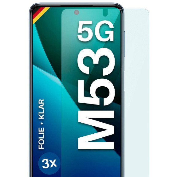 moex FlexProtect Samsung Galaxy M53 5G Schutzfolie Klar – Weiteres Produktbild 1