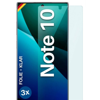moex FlexProtect Samsung Galaxy Note 10 Schutzfolie Klar – 3er Set