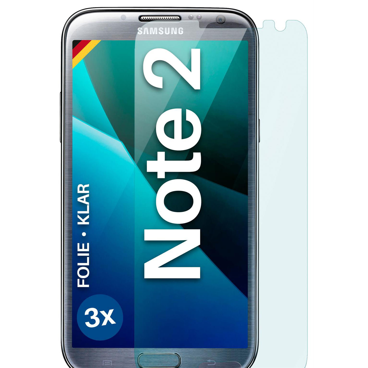 moex FlexProtect Samsung Galaxy Note 2 Schutzfolie Klar – Weiteres Produktbild 1 moex FlexProtect Samsung Galaxy Note 2 Schutzfolie Klar – Weiteres Produktbild 1